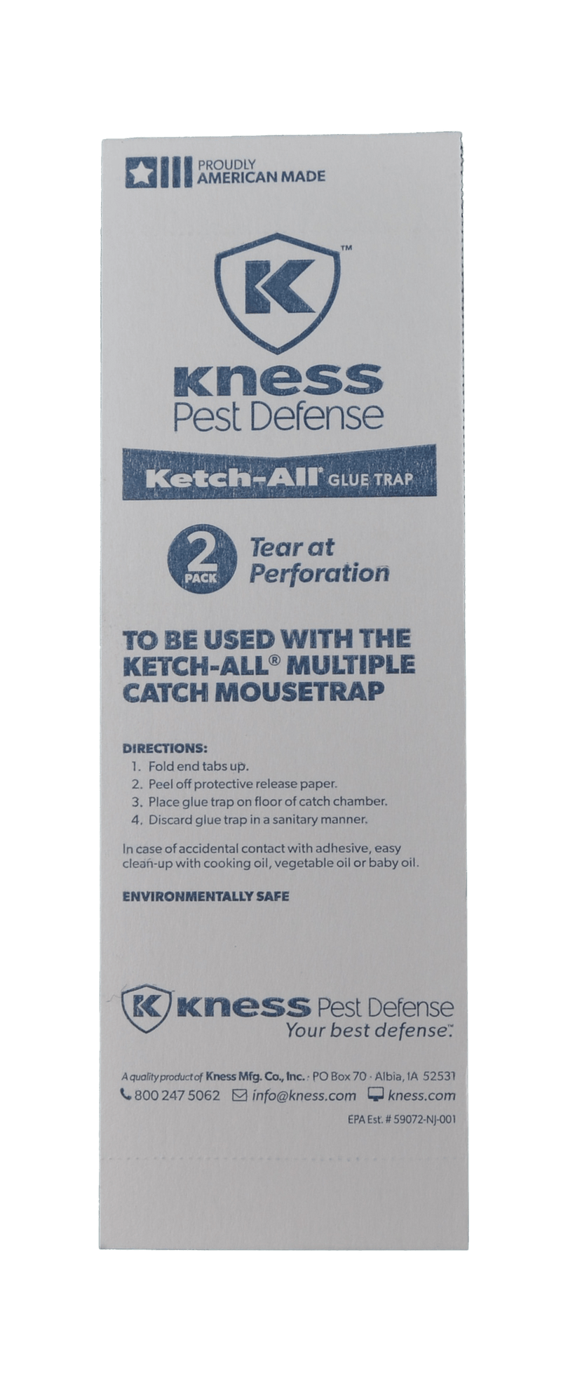Kness Ketch-All Glue Board Trap - Back