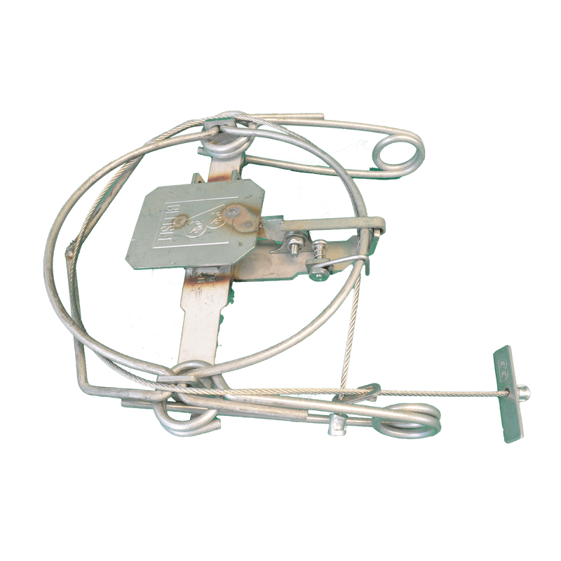 Belisle stainless steel foot snare trap with snare