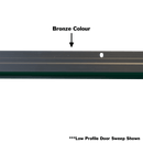 Xcluder Low Profile Door Sweep-bronzed colour 