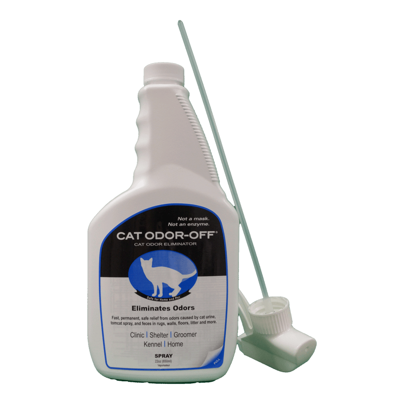 Spray Bottle of Cat Odor Eliminator by Thornell Corp 