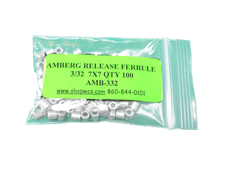 Amberg Release Ferrules 3/32"
