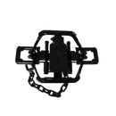 Black steel NO-BS KO K-9 X-treme Jr trap 