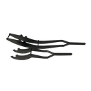 Pair of black metal NO-BS Trap setters