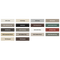 AAC Trim Coil colour swatches with text labels on a white background