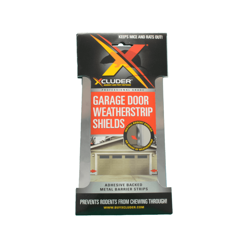 Package of Xcluder Garage Door Weatherstrip Shields