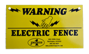 Warning Sign for Electric Fencing (10 Pack)